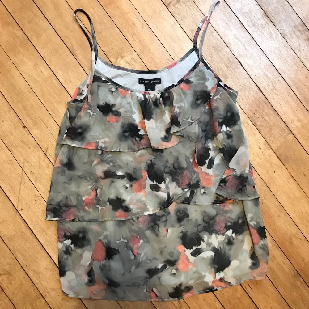 New York & Company floral tank